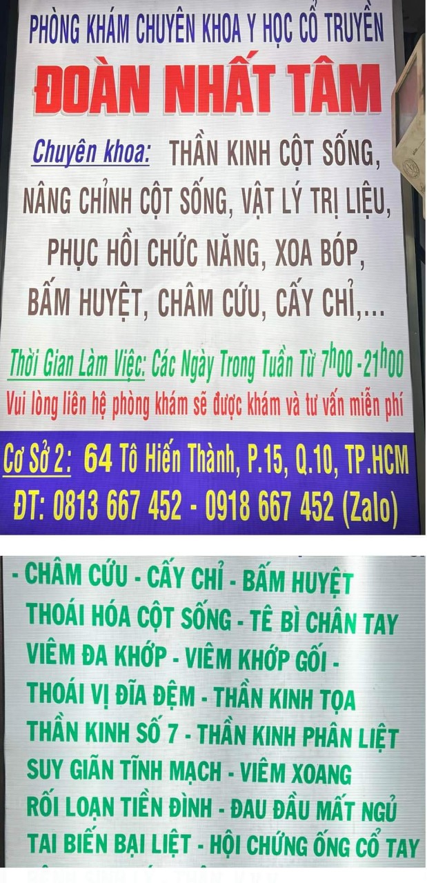 Phòng khám vật lý trị liệu quận 10