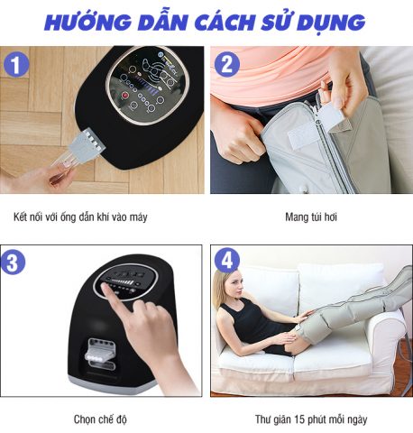 Hướng dẫn sử dụng máy nén ép trị liệu